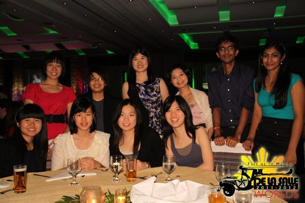 The HKUST contingent at the Opening Dinner
