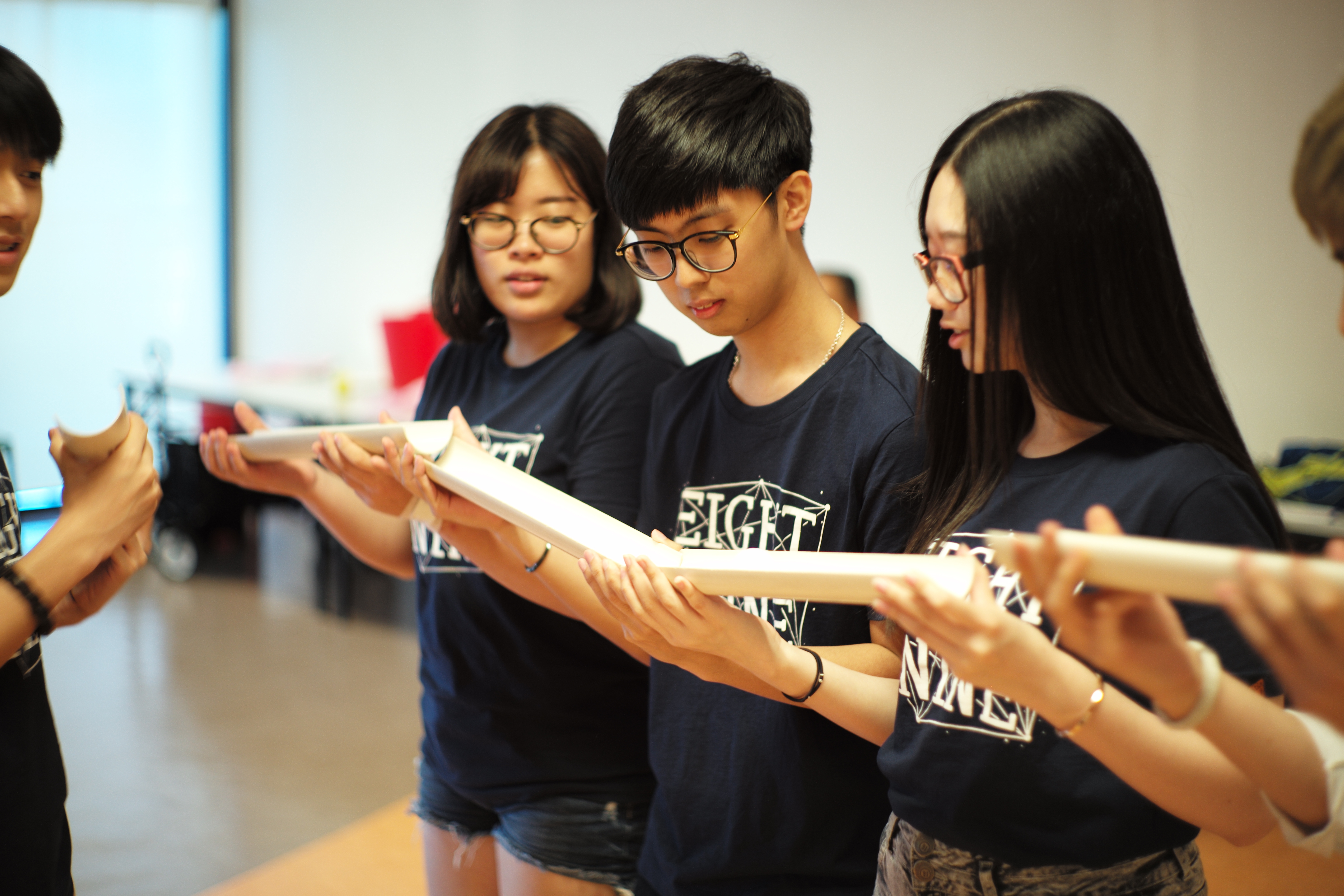  本科生学长导师就如何辅导新生接受培训。