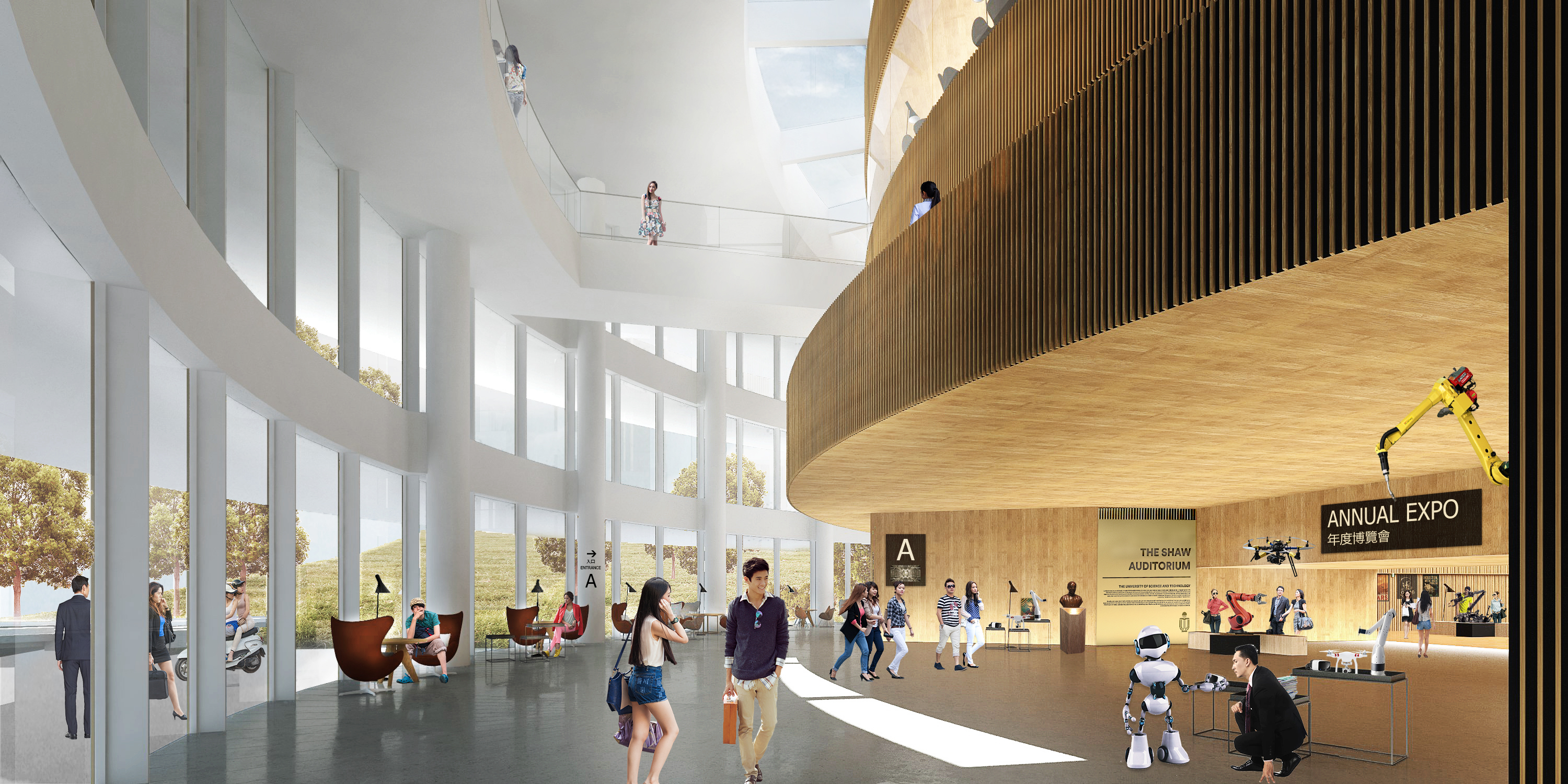 Auditorium lobby