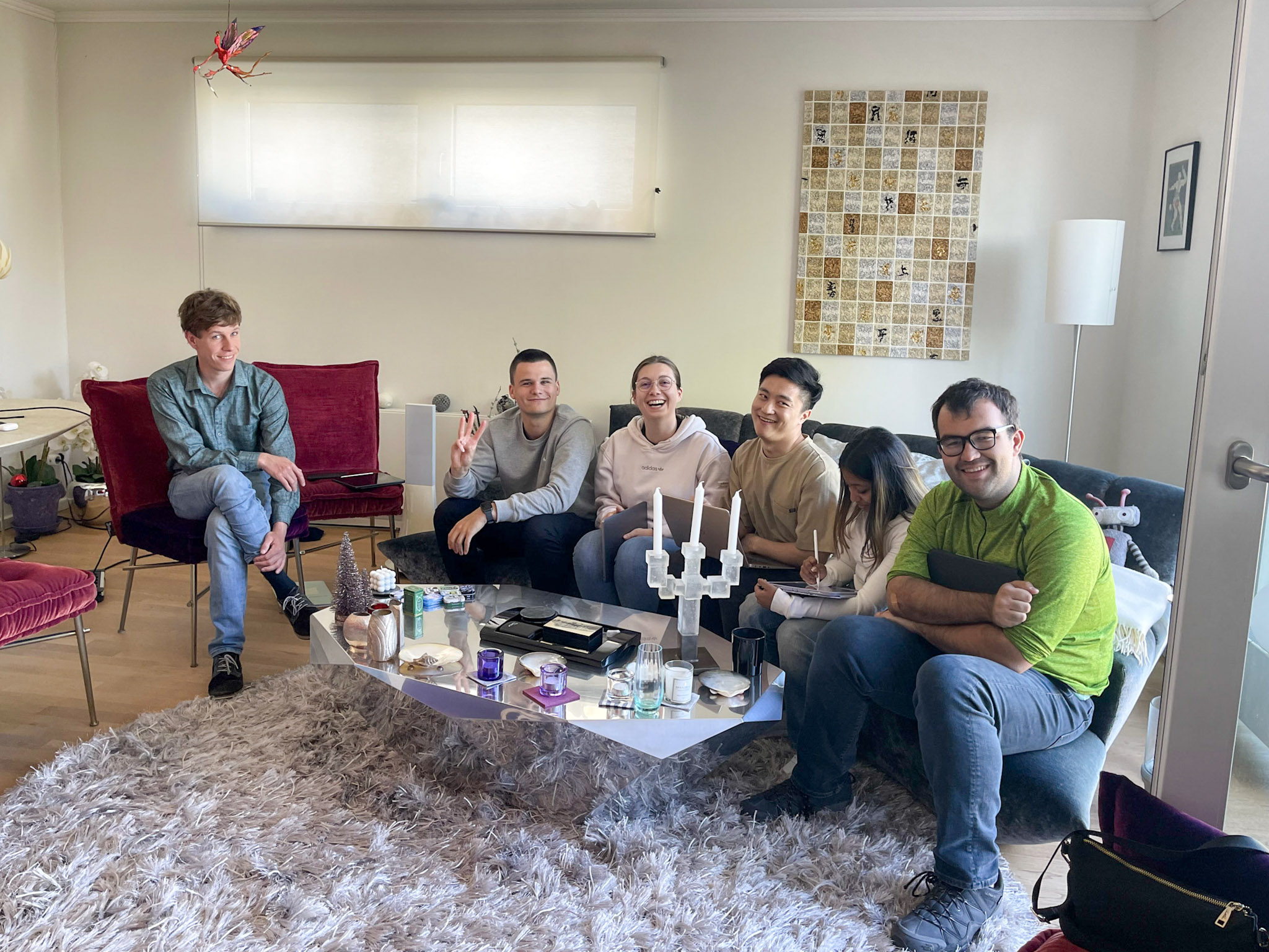 Yigit (far right) with his teammates from Hong Kong, the US and Germany at the International Business Plan Competition held in Hamburg, Germany