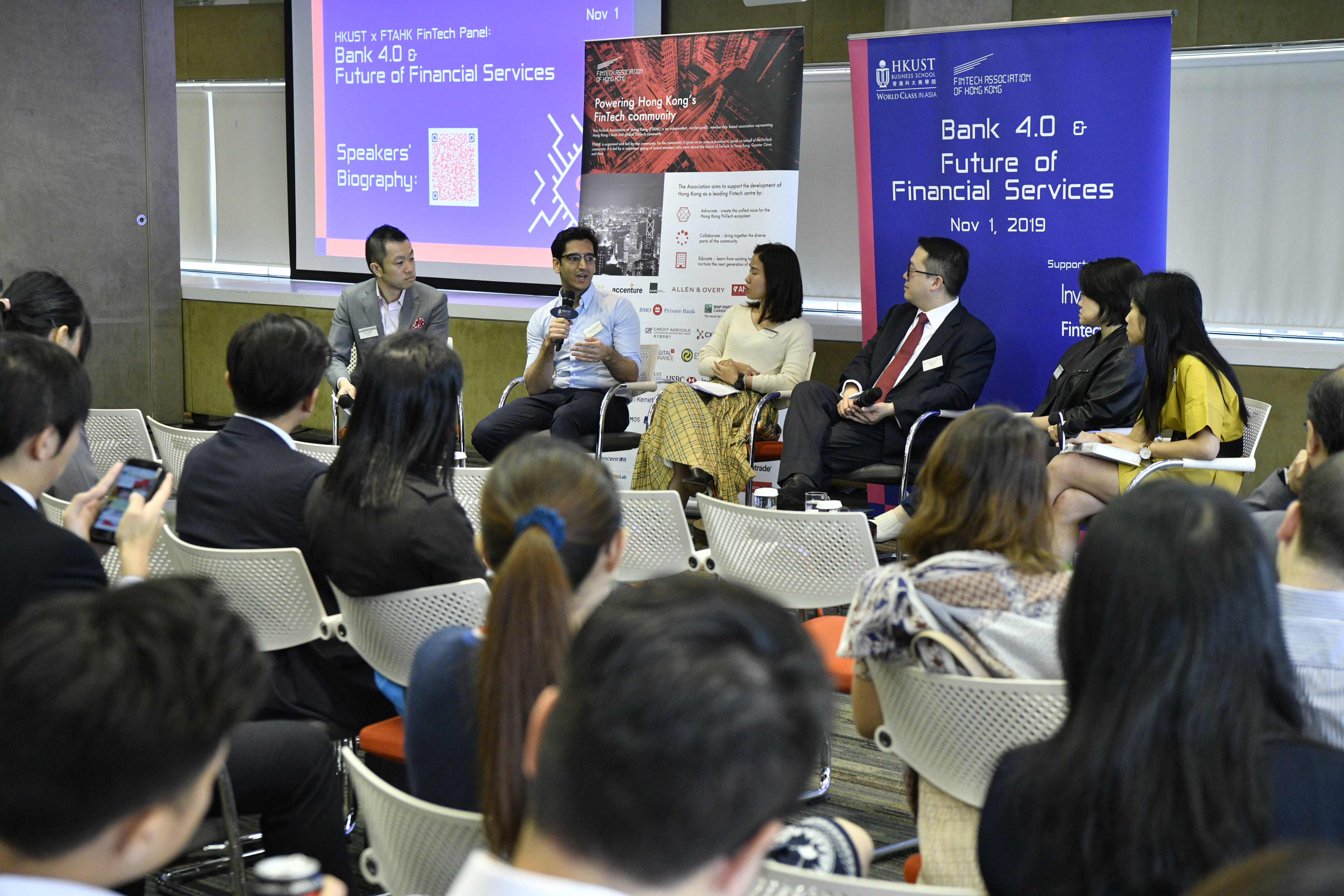 Jointly organized with the Fintech Association of Hong Kong, the seminar entitled: “Bank 4.0 and the Future of Financial Services” unveils a series of activities to show its full support for Hong Kong Fintech Week.